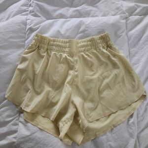 BuffBunny Shorts Size XS Yellow Running Crossfit